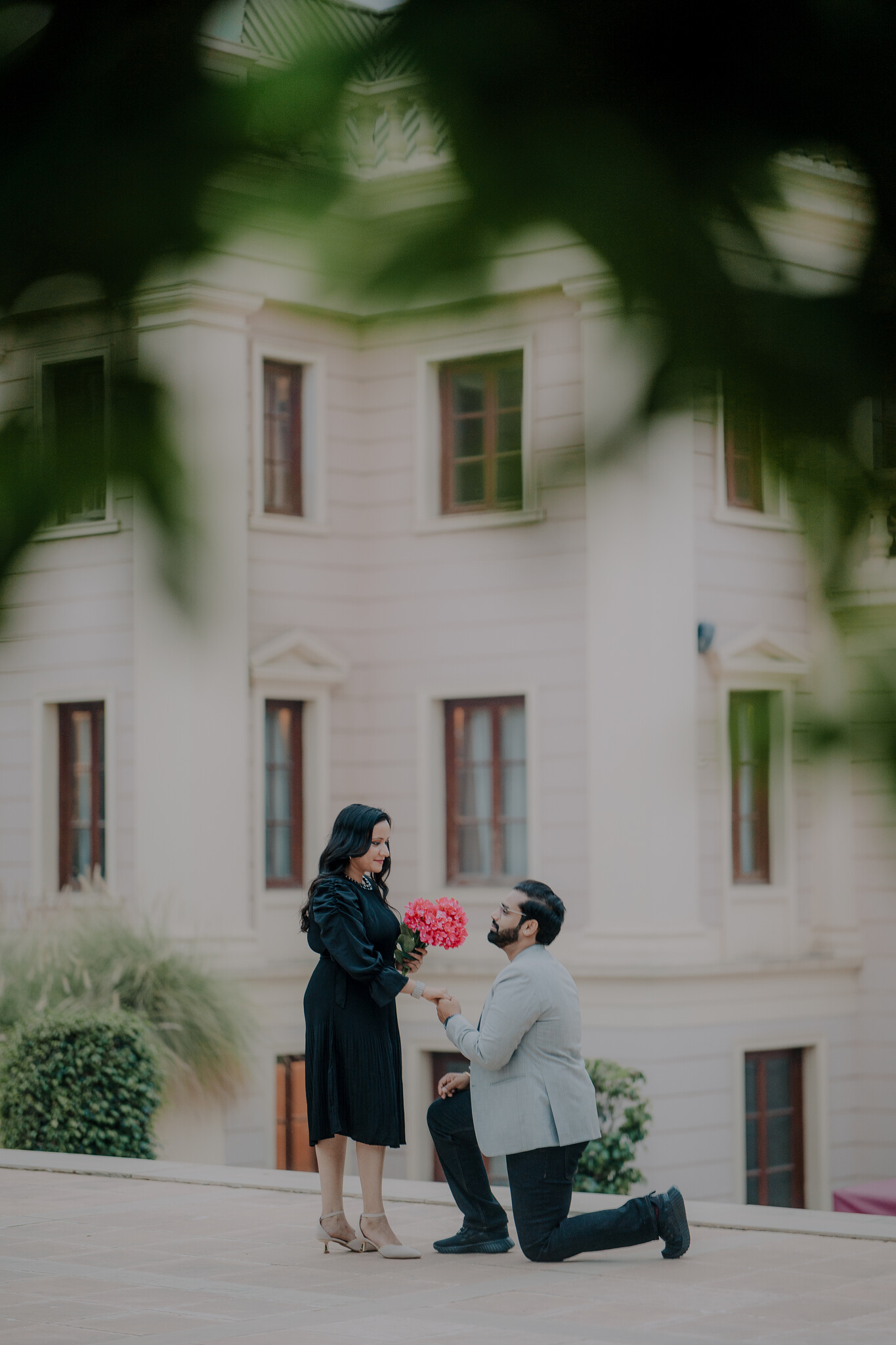 Cinematic Indian wedding portrait